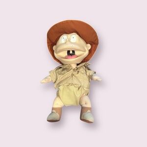 Vintage 1998 Viacom Mattel Rugrats Talking Tommy Pickles Doll Safari 18"